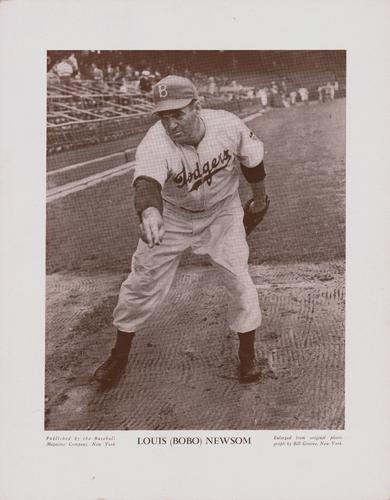 1943 Baseball Magazine Player Posters #NNO Bobo Newsom Front