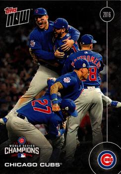 2016 Topps Now Postseason Chicago Cubs World Series Championship #WS-1 Chicago Cubs Front