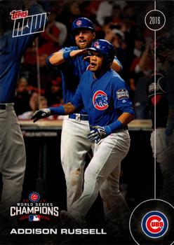 2016 Topps Now Postseason Chicago Cubs World Series Championship #WS-6 Addison Russell Front