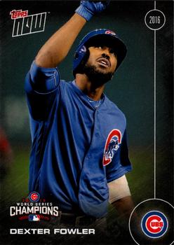 2016 Topps Now Postseason Chicago Cubs World Series Championship #WS-8 Dexter Fowler Front