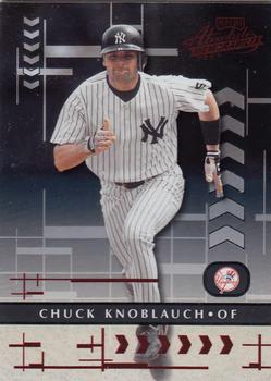 2001 Playoff Absolute Memorabilia #111 Chuck Knoblauch Front