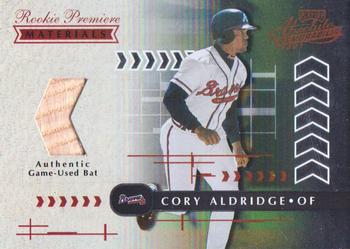 2001 Playoff Absolute Memorabilia #152 Cory Aldridge Front