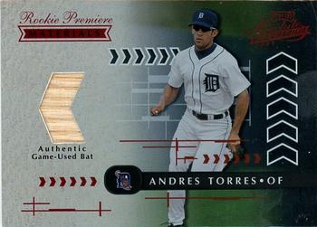 2001 Playoff Absolute Memorabilia #158 Andres Torres Front