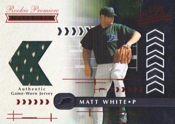 2001 Playoff Absolute Memorabilia #200 Matt White Front