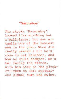 1976 Laughlin Indianapolis Clowns #17 Natureboy Williams Back