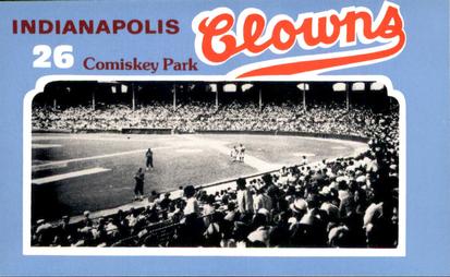 1976 Laughlin Indianapolis Clowns #26 Comiskey Park Front