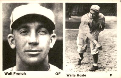 1974 TCMA 1929-1931 Philadelphia Athletics #NNO Walt French / Waite Hoyt Front