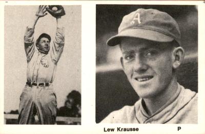 1974 TCMA 1929-1931 Philadelphia Athletics #NNO Eddie Collins / Lew Krausse Front