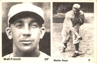 1974 TCMA 1929-1931 Philadelphia Athletics #NNO Walt French / Waite Hoyt Front