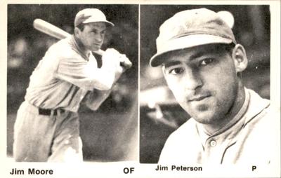 1974 TCMA 1929-1931 Philadelphia Athletics #NNO Jim Moore / Jim Peterson Front