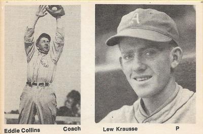 1974 TCMA 1929-1931 Philadelphia Athletics #NNO Eddie Collins / Lew Krausse Front