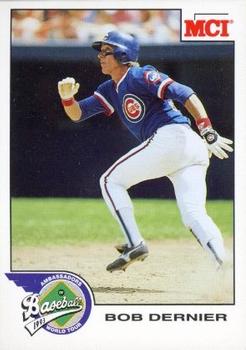 1993 MCI MLBPA Ambassadors of Baseball #12 Bob Dernier Front