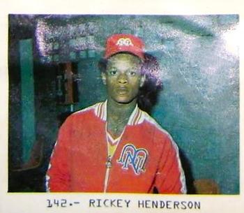 1978-79 Mexican Pacific League Stickers #142 Rickey Henderson Front