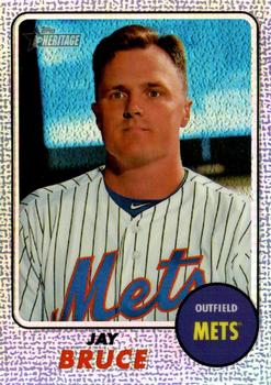 2017 Topps Heritage - Chrome Purple Refractor #THC-453 Jay Bruce Front