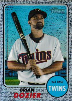 2017 Topps Heritage - Chrome Purple Refractor #THC-465 Brian Dozier Front