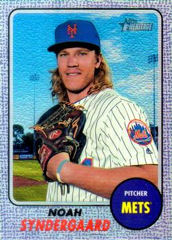 2017 Topps Heritage - Chrome Purple Refractor #THC-470 Noah Syndergaard Front