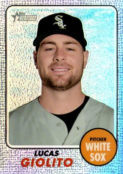 2017 Topps Heritage - Chrome Purple Refractor #THC-476 Lucas Giolito Front