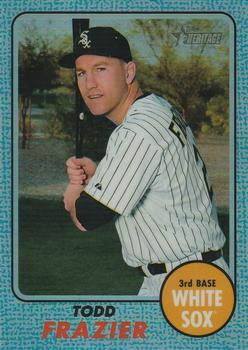 2017 Topps Heritage - Chrome Blue Refractor #THC-435 Todd Frazier Front