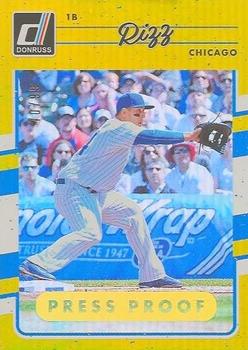 2017 Donruss - Gold Press Proof #70b Anthony Rizzo Front