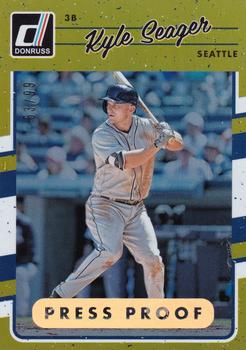 2017 Donruss - Gold Press Proof #144 Kyle Seager Front