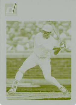 2017 Donruss - Printing Plate Yellow #125 Curtis Granderson Front