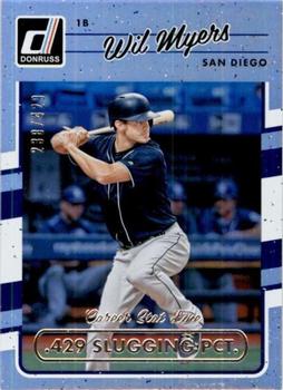 2017 Donruss - Career Stat Line #138 Wil Myers Front
