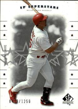 2001 SP Authentic #137 Mark McGwire Front