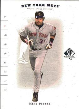 2001 SP Authentic #72 Mike Piazza Front