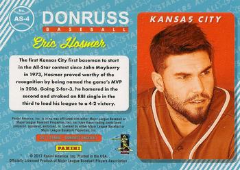 2017 Donruss - All-Stars #AS-4 Eric Hosmer Back