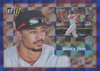 2017 Donruss - All-Stars Blue #AS-11 Mookie Betts Front