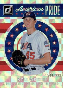 2017 Donruss - American Pride #AP-24 Kyle Wright Front