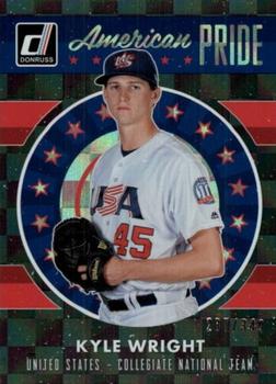 2017 Donruss - American Pride Silver #AP-24 Kyle Wright Front