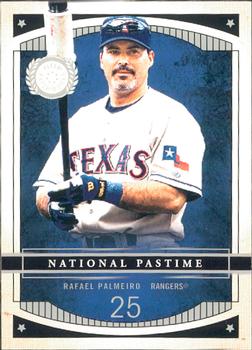 2003 Fleer Patchworks - National Pastime #8 NP Rafael Palmeiro Front