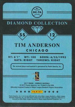 2017 Donruss - Diamond Collection #DC-TA Tim Anderson Back