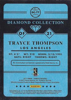 2017 Donruss - Diamond Collection #DC-TT Trayce Thompson Back