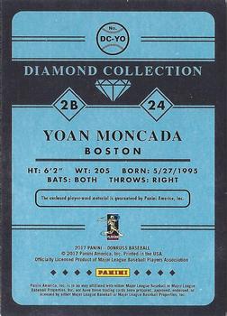 2017 Donruss - Diamond Collection #DC-YO Yoan Moncada Back