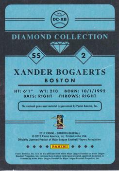2017 Donruss - Diamond Collection #DC-XB Xander Bogaerts Back