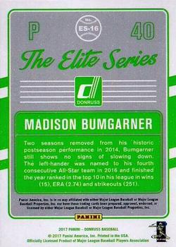 2017 Donruss - The Elite Series #ES-16 Madison Bumgarner Back