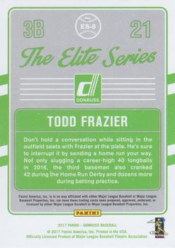 2017 Donruss - The Elite Series Blue #ES-8 Todd Frazier Back