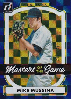 2017 Donruss - Masters of the Game Blue #MG-5 Mike Mussina Front