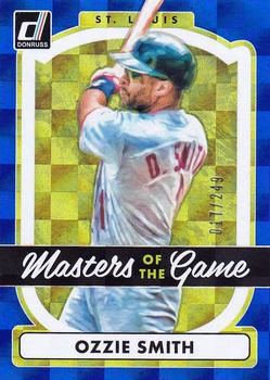 2017 Donruss - Masters of the Game Blue #MG-7 Ozzie Smith Front
