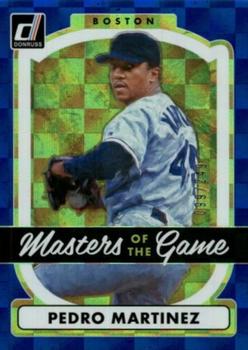 2017 Donruss - Masters of the Game Blue #MG-8 Pedro Martinez Front