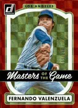 2017 Donruss - Masters of the Game Red #MG-2 Fernando Valenzuela Front
