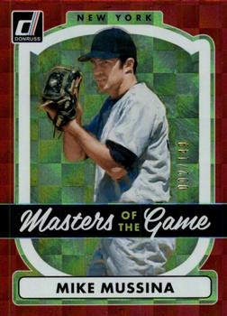 2017 Donruss - Masters of the Game Red #MG-5 Mike Mussina Front