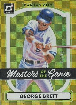 2017 Donruss - Masters of the Game Gold #MG-3 George Brett Front
