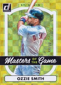 2017 Donruss - Masters of the Game Gold #MG-7 Ozzie Smith Front