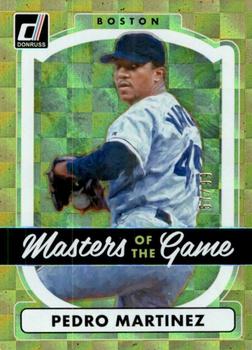2017 Donruss - Masters of the Game Gold #MG-8 Pedro Martinez Front