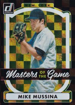 2017 Donruss - Masters of the Game Black #MG-5 Mike Mussina Front