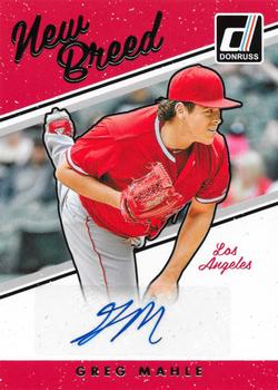 2017 Donruss - New Breed Autographs #NB-GM Greg Mahle Front