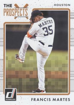 2017 Donruss - The Prospects Cyan Back #TP-15 Francis Martes Front